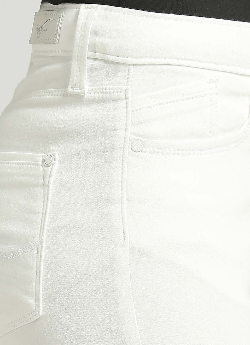 Dion White High Waist Skinny Fit Powerflex Jeans, , large image number 4