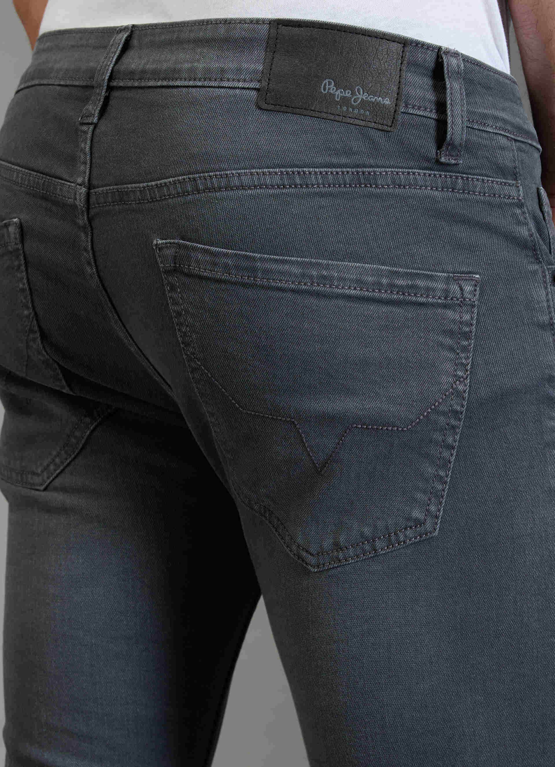 Men Grey Slim Fit Mid Rise Stretchable Jeans, , large image number 9