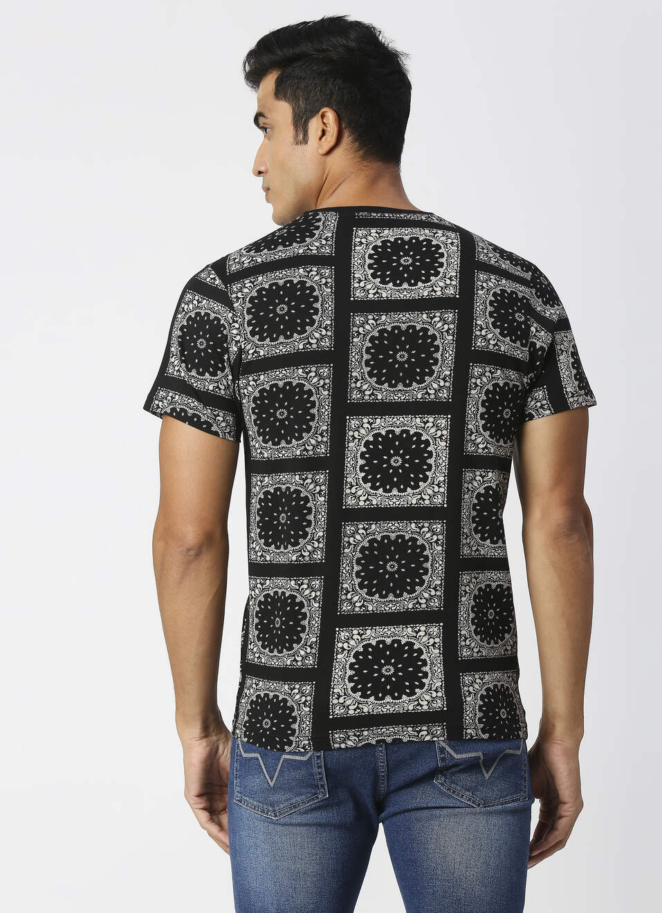 FINN SR all over Bandana printed tee, , large image number 2