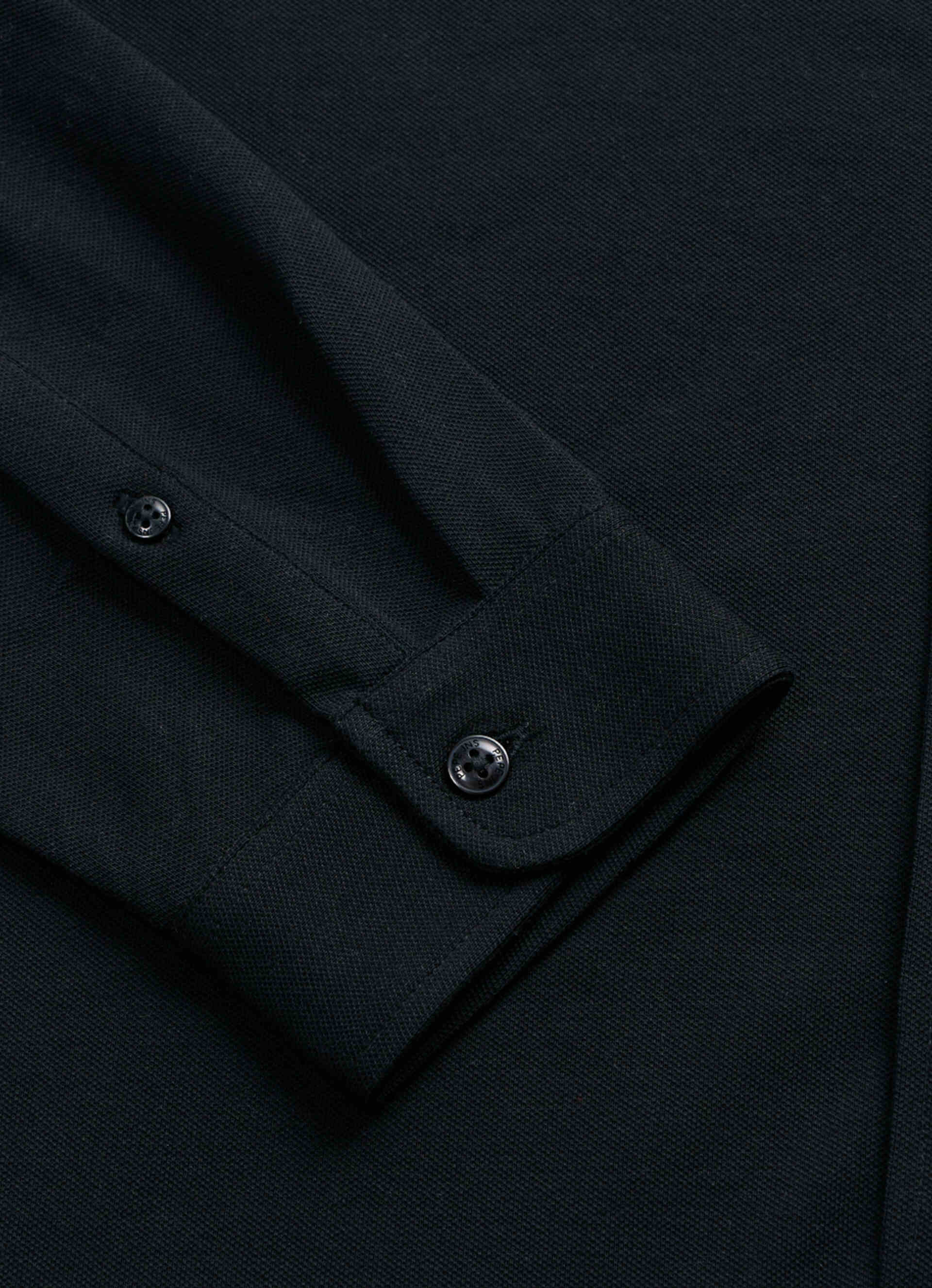Men Black Solid Shirt, , large image number 8