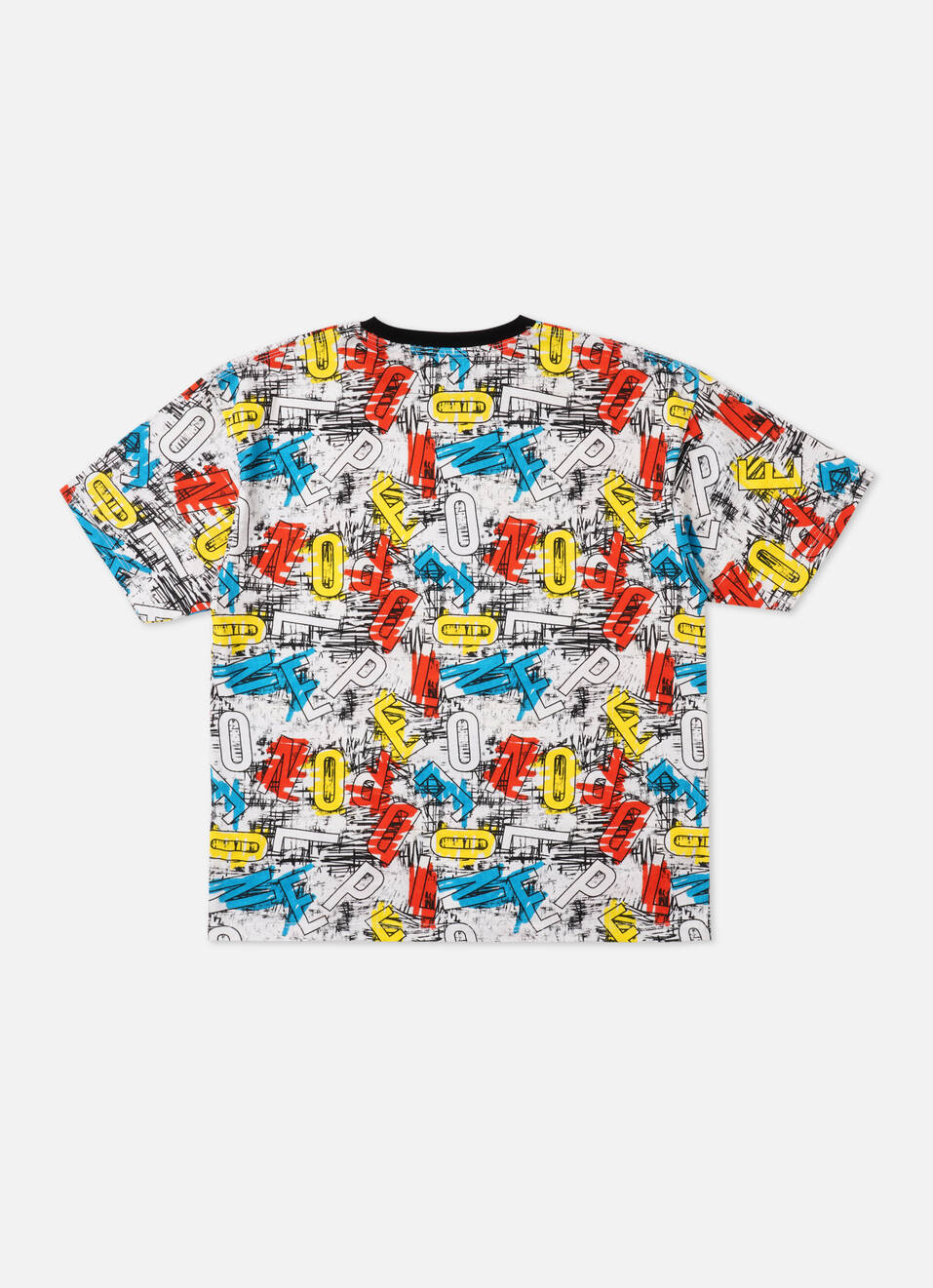 Boys White Round Neck Short Slevee T-shirt, , large image number 1