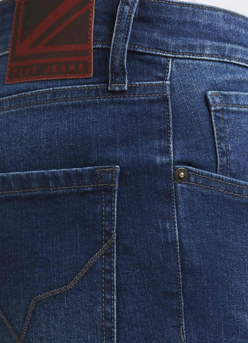 Vapour Blue Mid Rise Slim Fit Jeans, , large image number 4