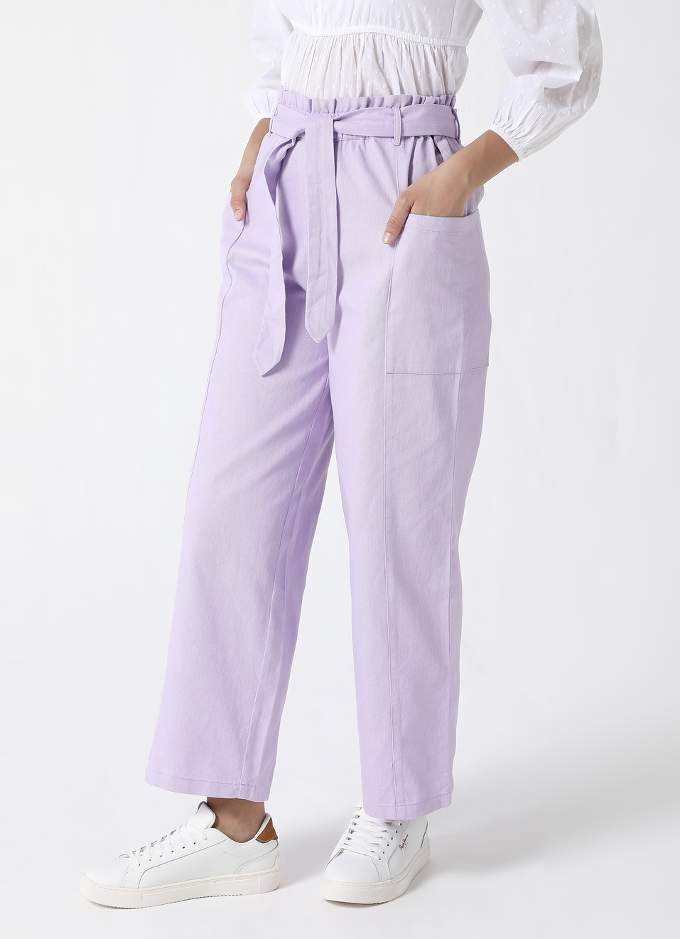 HAZEL FLARE WOVEN PANT, , large image number 3