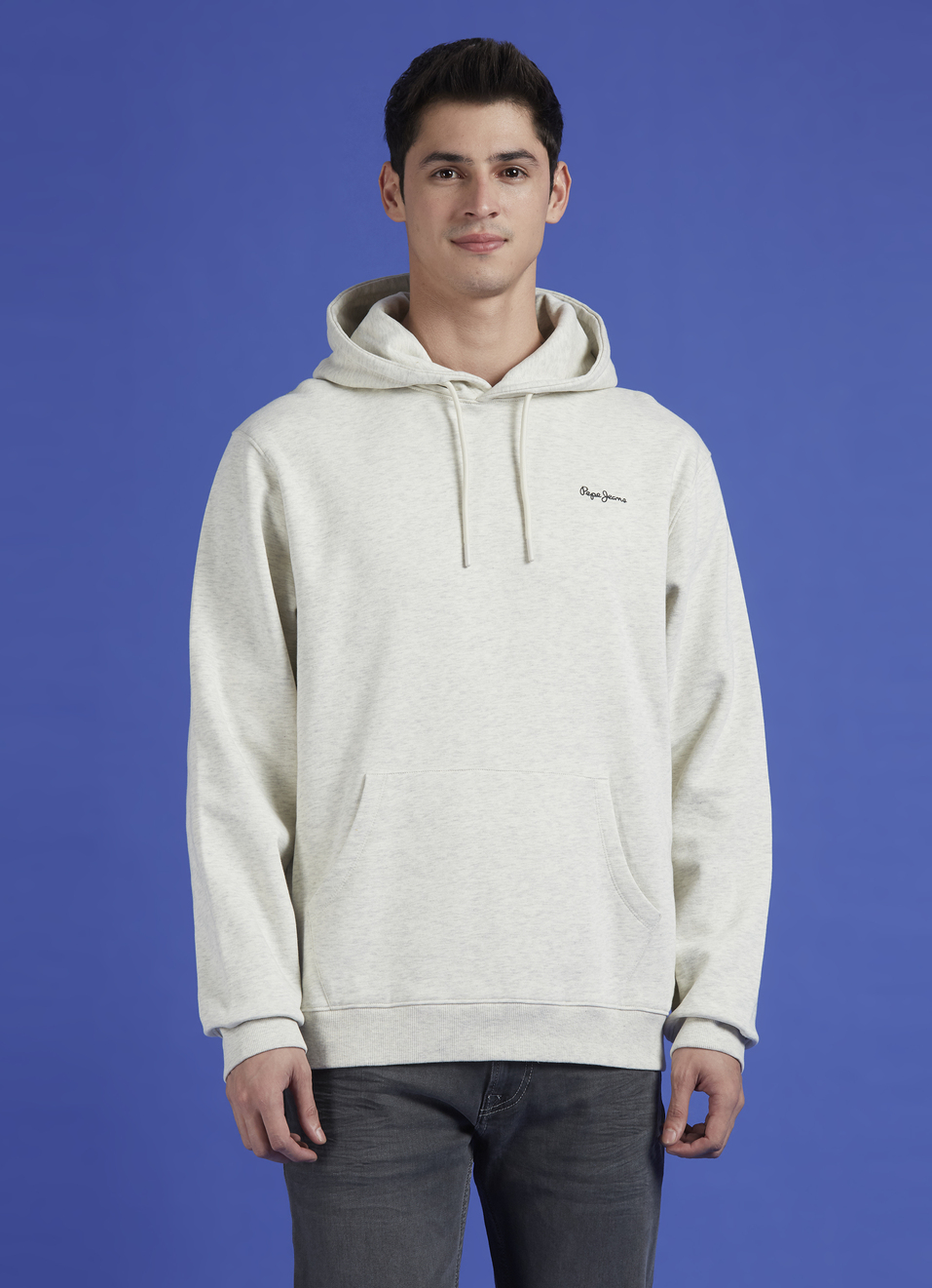 Ecru Back Print Print Full Sleeve Oversized Sweatshirt, , large image number 1