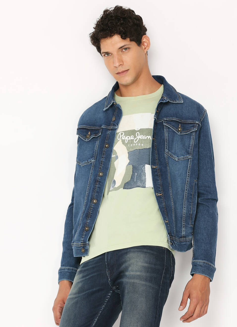 Green Crew Neck Short Sleeve T-shirt, , large image number 0
