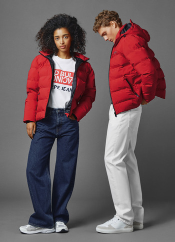 Red Bull Racing X Pepe Jeans Unisex Puffer Hooded Jacket