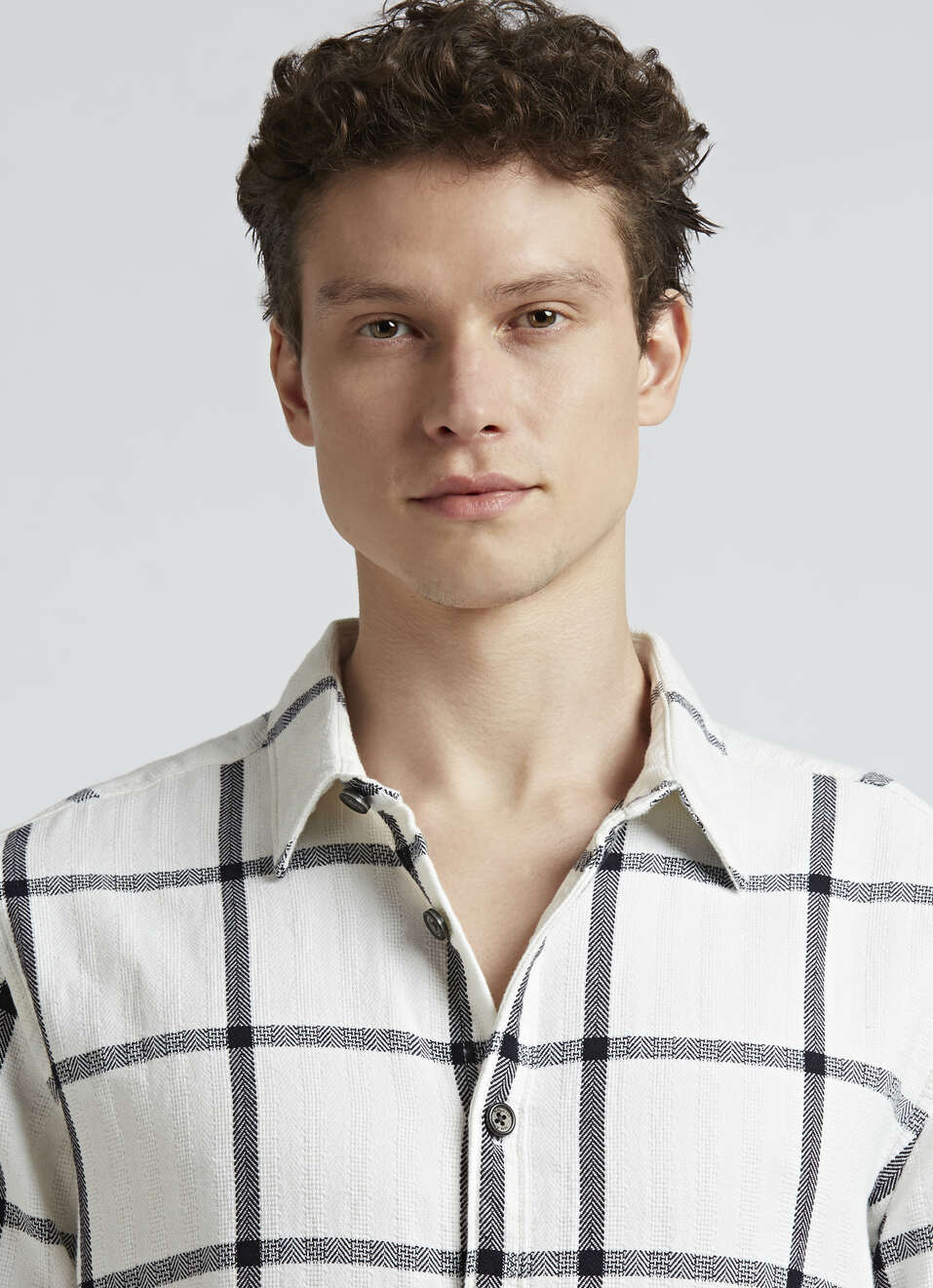 White Checks Full Sleeve Shirt, , large image number 4