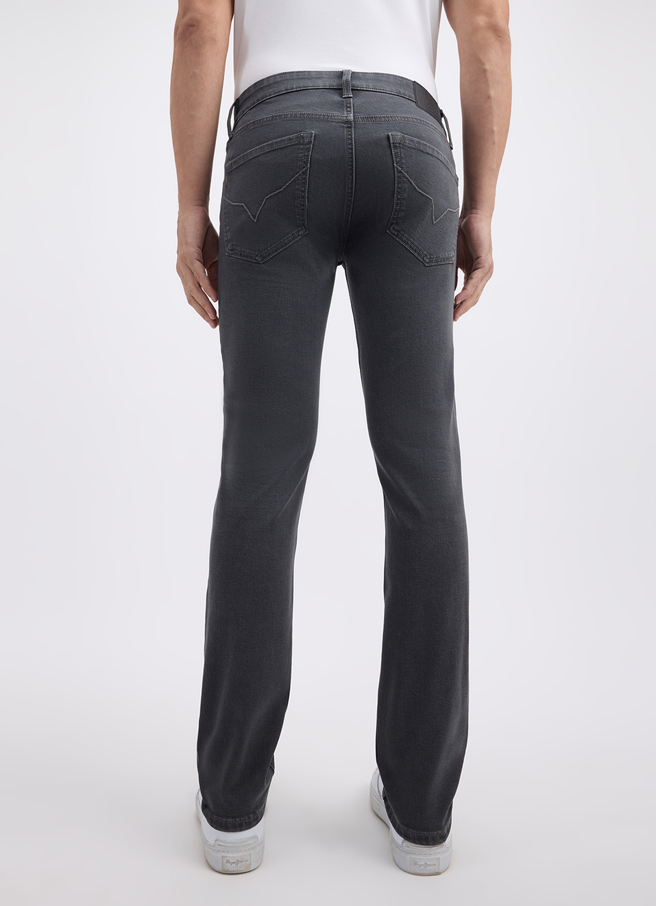 Men Grey Slim Fit Mid Rise All Climate Streachable Jeans, , large image number 3