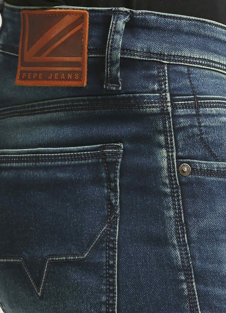 Chinox Dark Blue Mid Rise Skinny Fit Gymindigo Jeans, , large image number 4