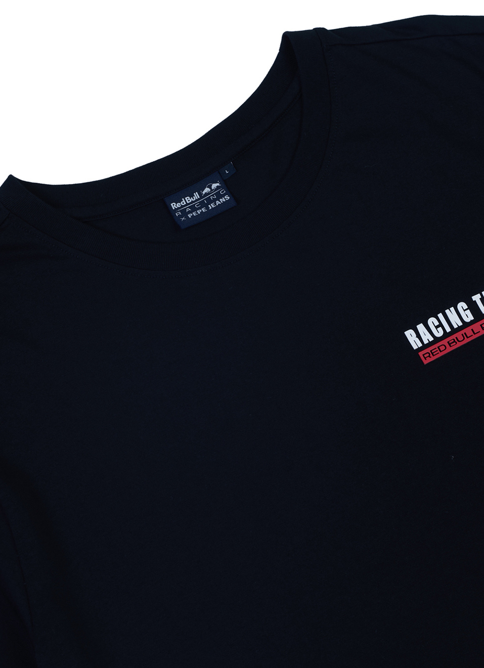 Men Black Back Print Relaxed Fit Crew Neck T-shirt, , large image number 2