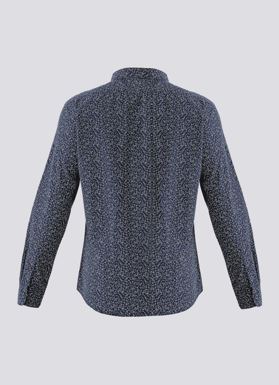 Navy Floral Full Sleeve Shirt, , large image number 7