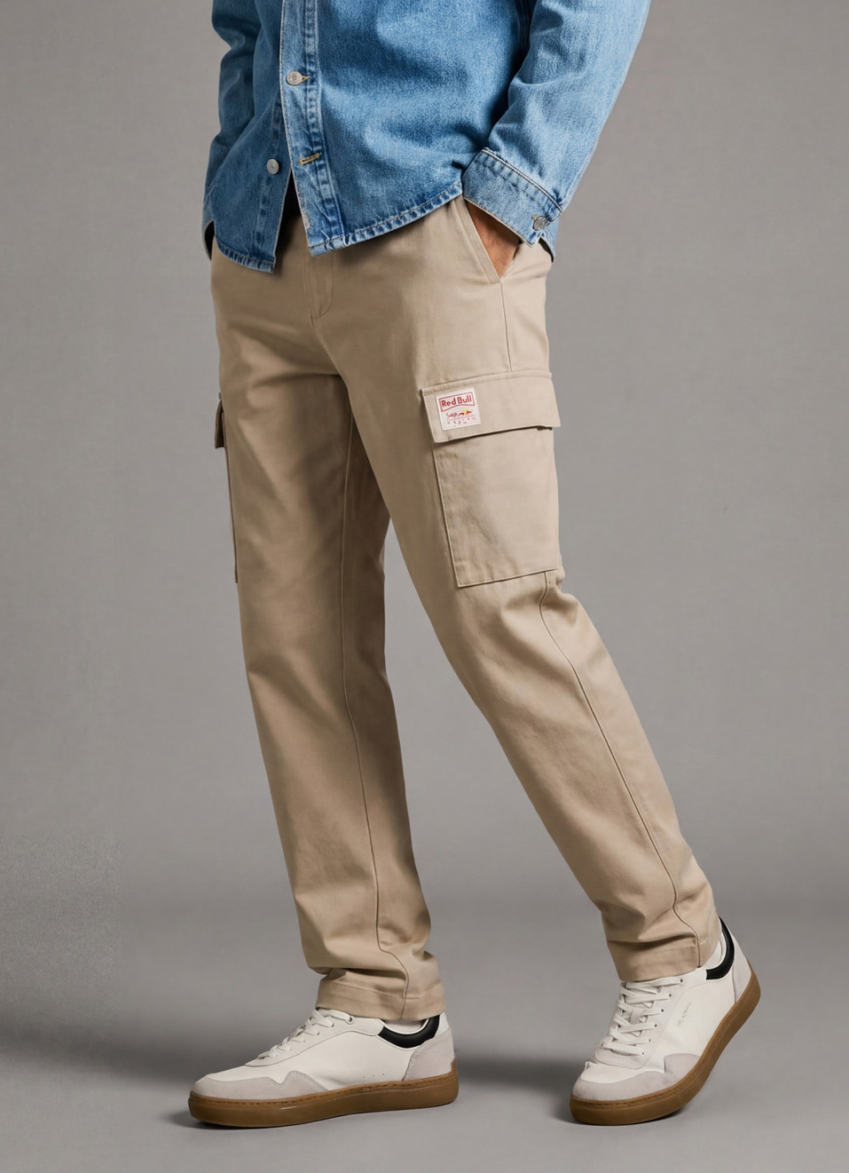 Red Bull Racing X Pepe Jeans Cotton Cargo Trousers, , large image number 0