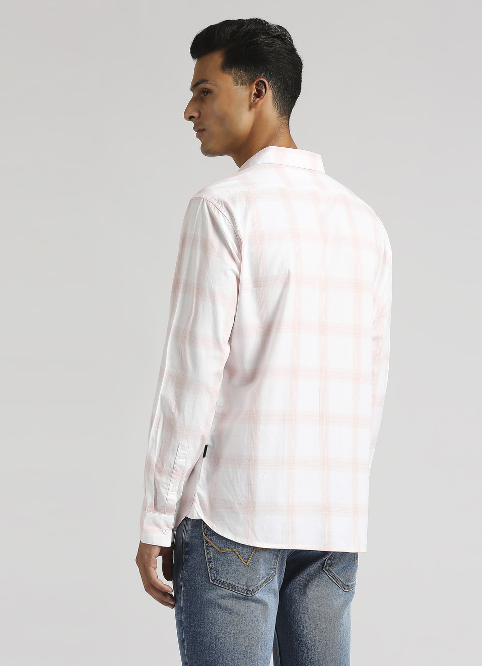 Pink Broad Checks Premium Long Sleeve Shirt, , large image number 2