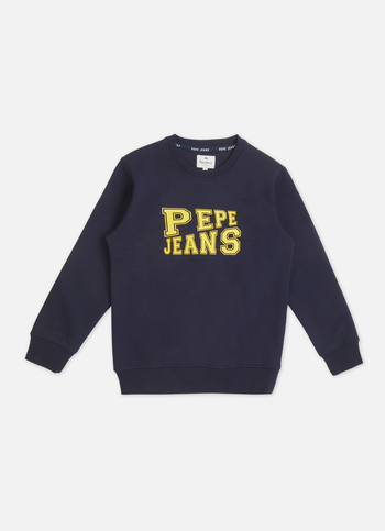 Boys Navy Full Sleeve Sweatshirt