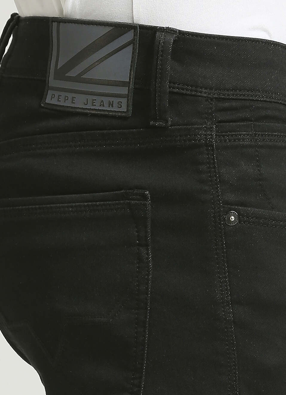 Chinox Black Mid Rise Skinny Fit Gymindigo Jeans, , large image number 4