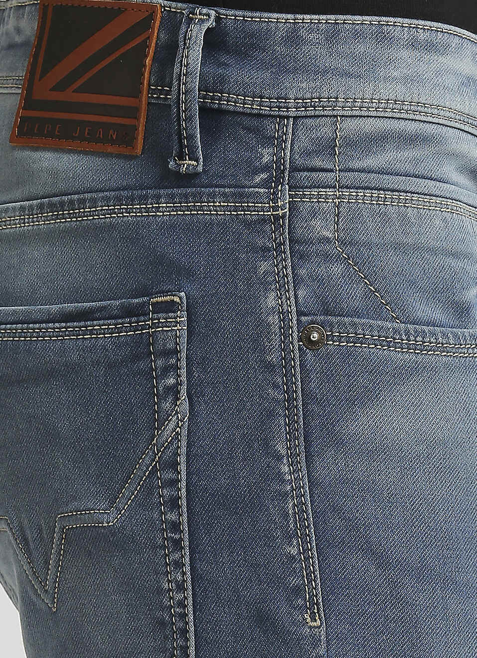 Chinox Light Blue Mid Rise Skinny Gymindigo Jeans, , large image number 4