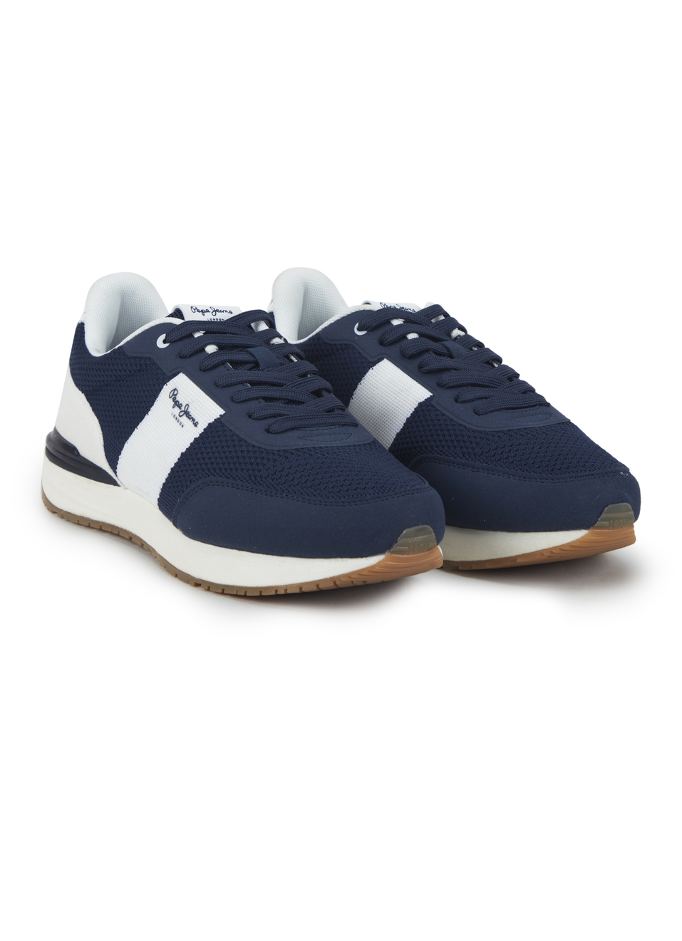 Men Navy Blue Anti-skid Outsole Sneakers, , large image number 2