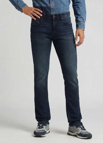 Vapour Dark Blue Mid Rise Slim Fit Jeans