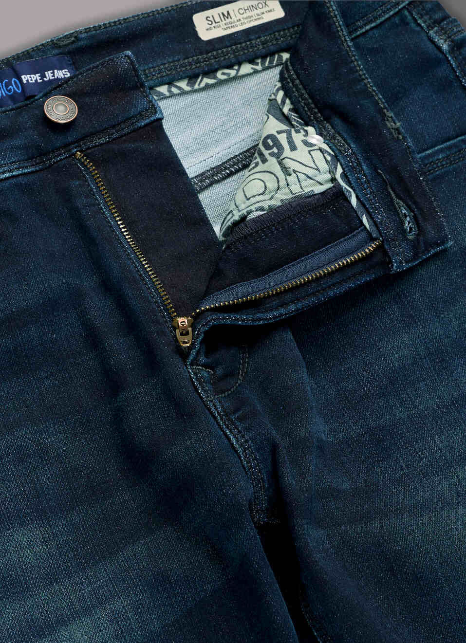 Men Tapered Leg Stretchable Jeans, , large image number 6
