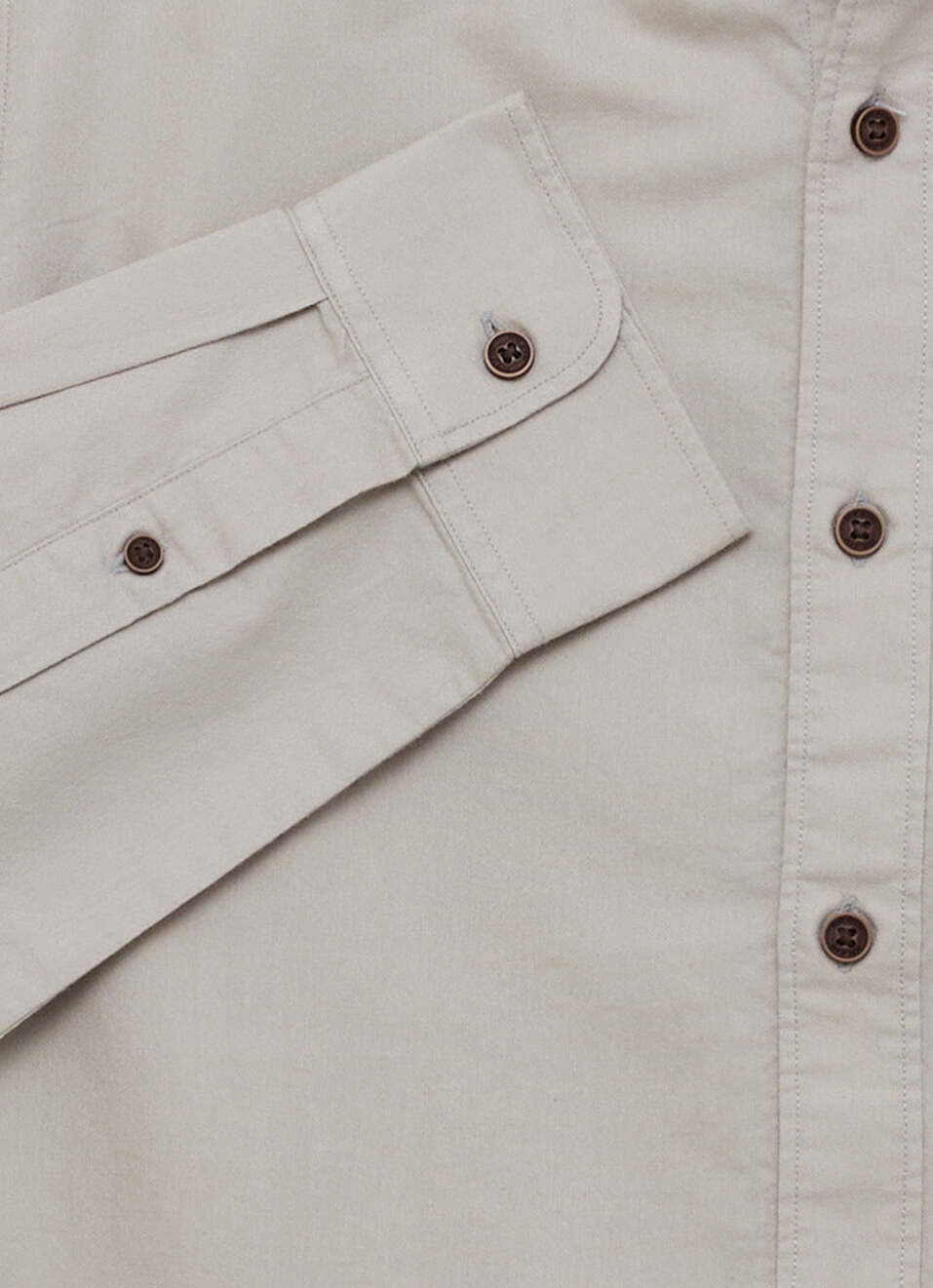 Men Dark Olive Solid Button-down Collar Oxford Shirt, , large image number 7