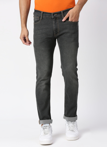 VAPOUR Mid Rise Jeans, Dark Blue Denim