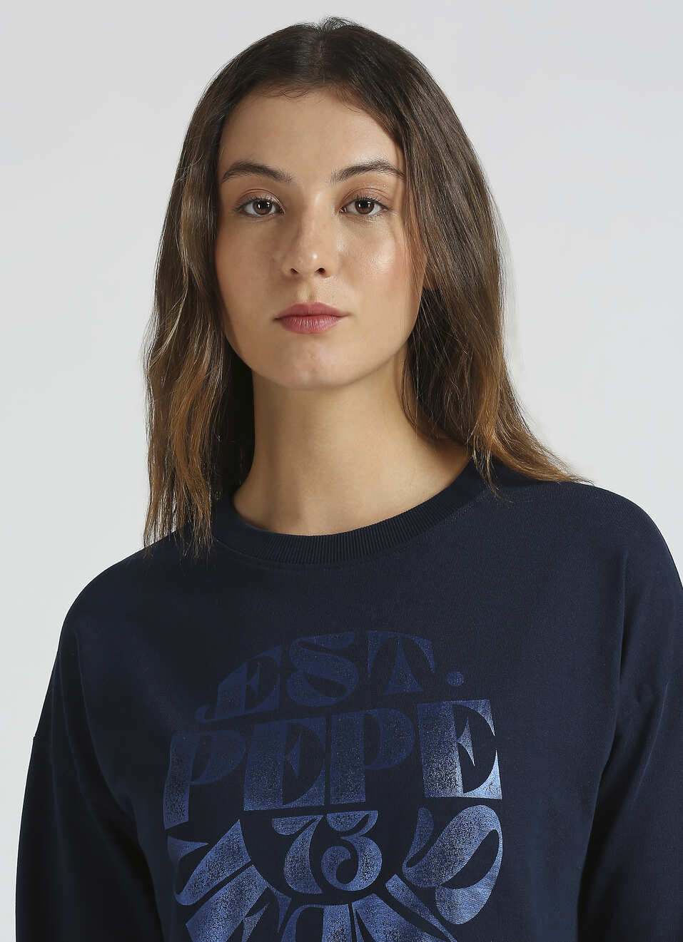 Navy Graphic Print Full Sleeve Sweatshirt, , large image number 4