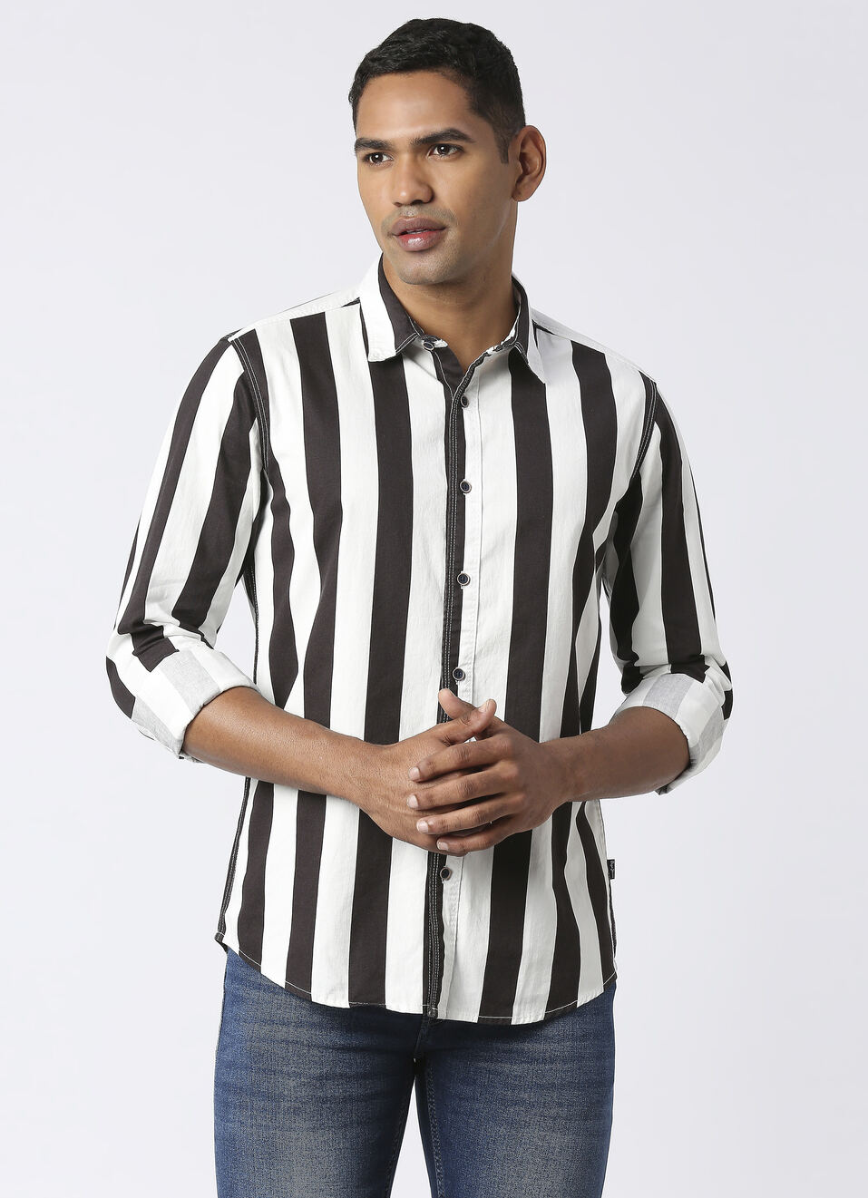 Squad Ls Printed Stripes, , large image number 1