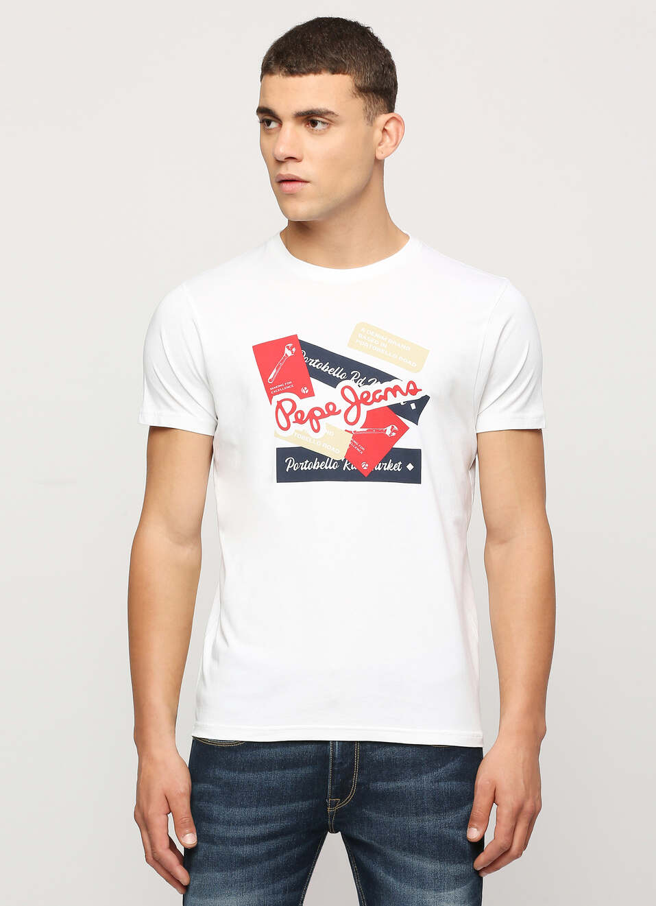 Printed Short Sleeve Tee, , large image number 1