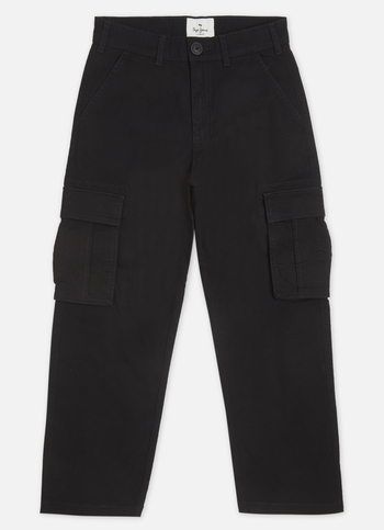 Boys Black Lightweight Cargo