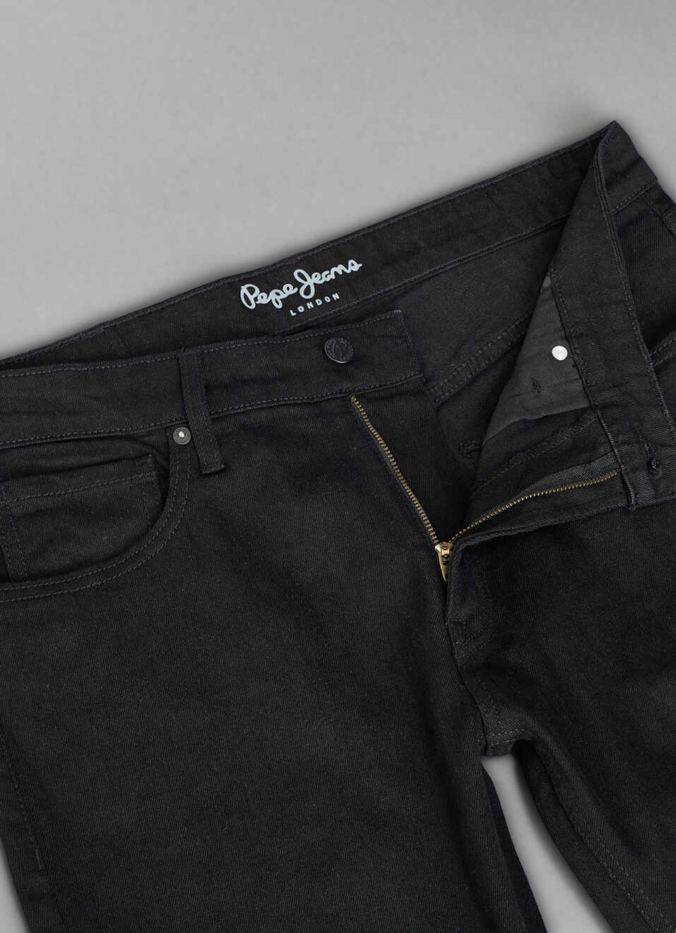 Men Black Mid Rise Straight Fit Jeans, , large image number 6