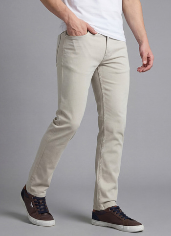 Men Grey Mid Rise Slim Powerflex Extra Stretchable Jeans