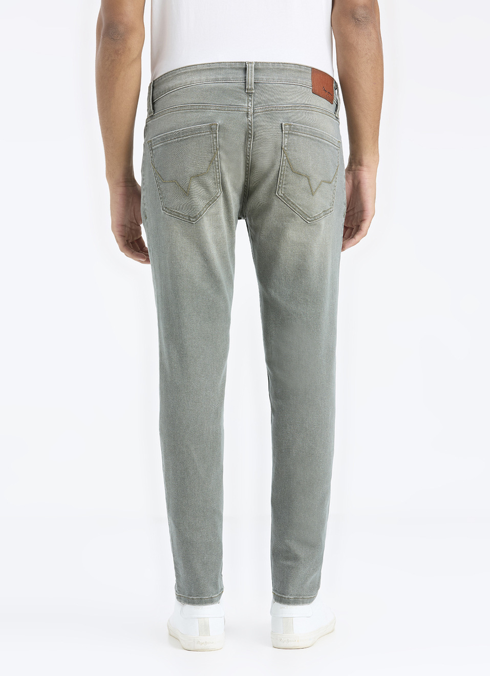 Men Blue Skinny Fit Ankle-length Jeans, , large image number 3