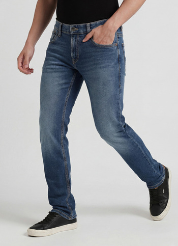 Vapour Mid Rise Mid Rise Slim Fit Jeans