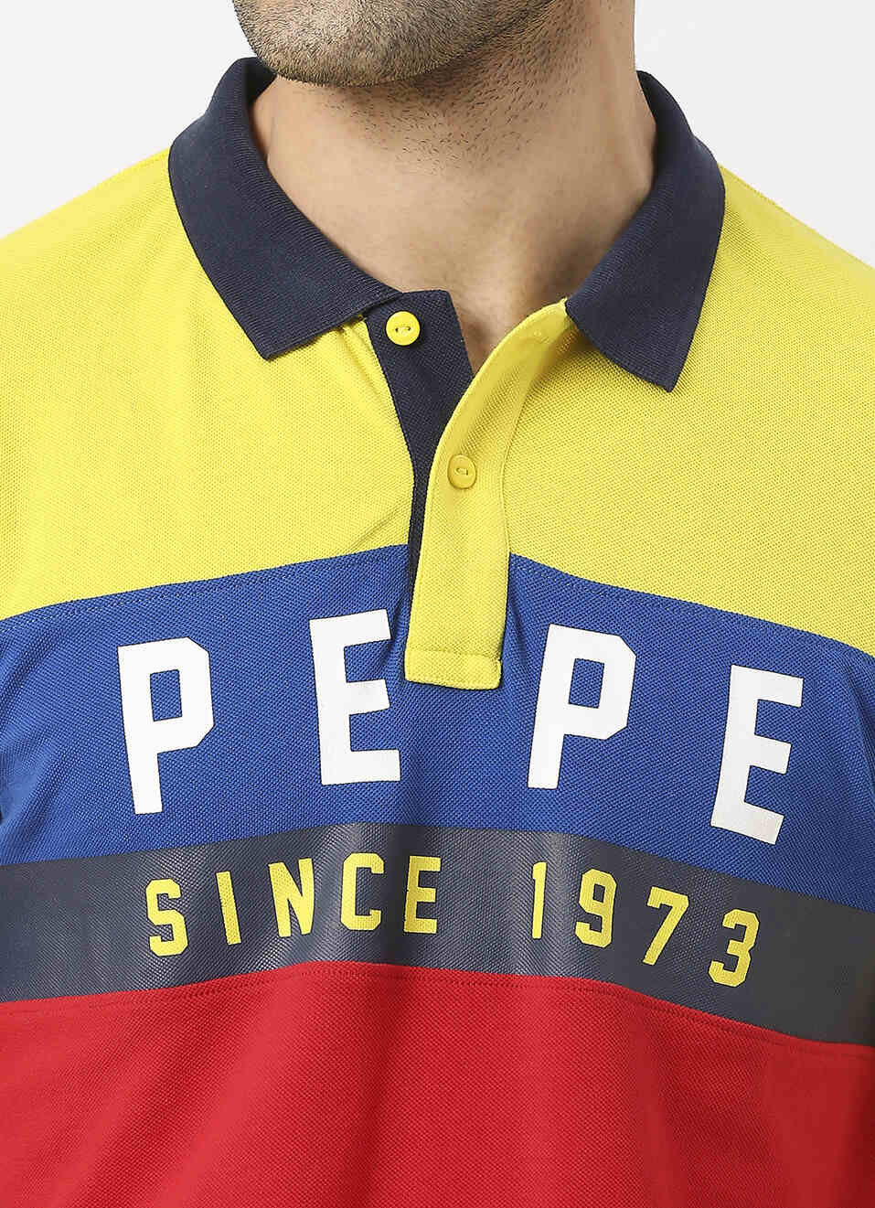 Color Block Yellow T shirt, , large image number 4