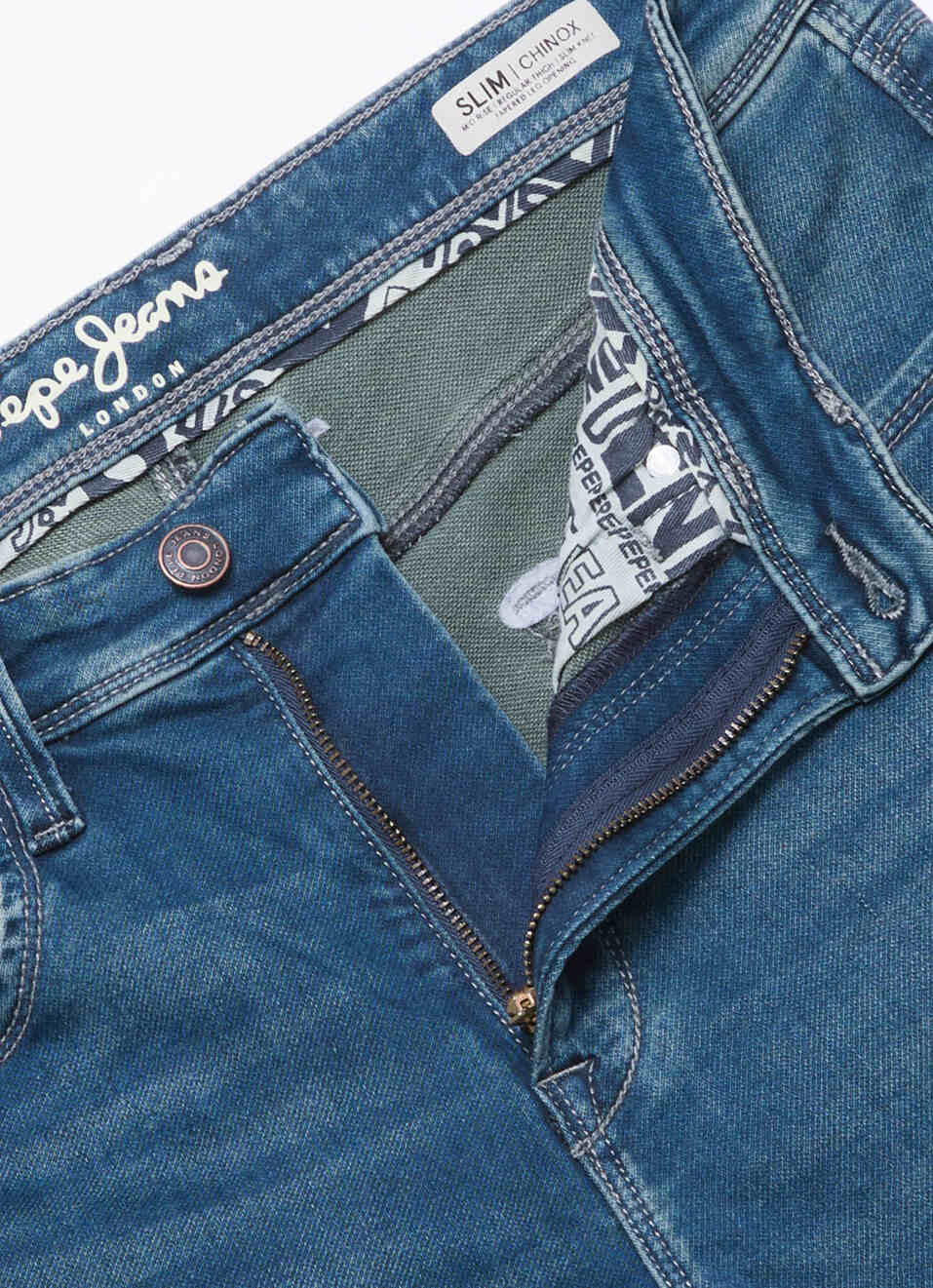 Men Slim Fit Green Stretchable Jeans, , large image number 6