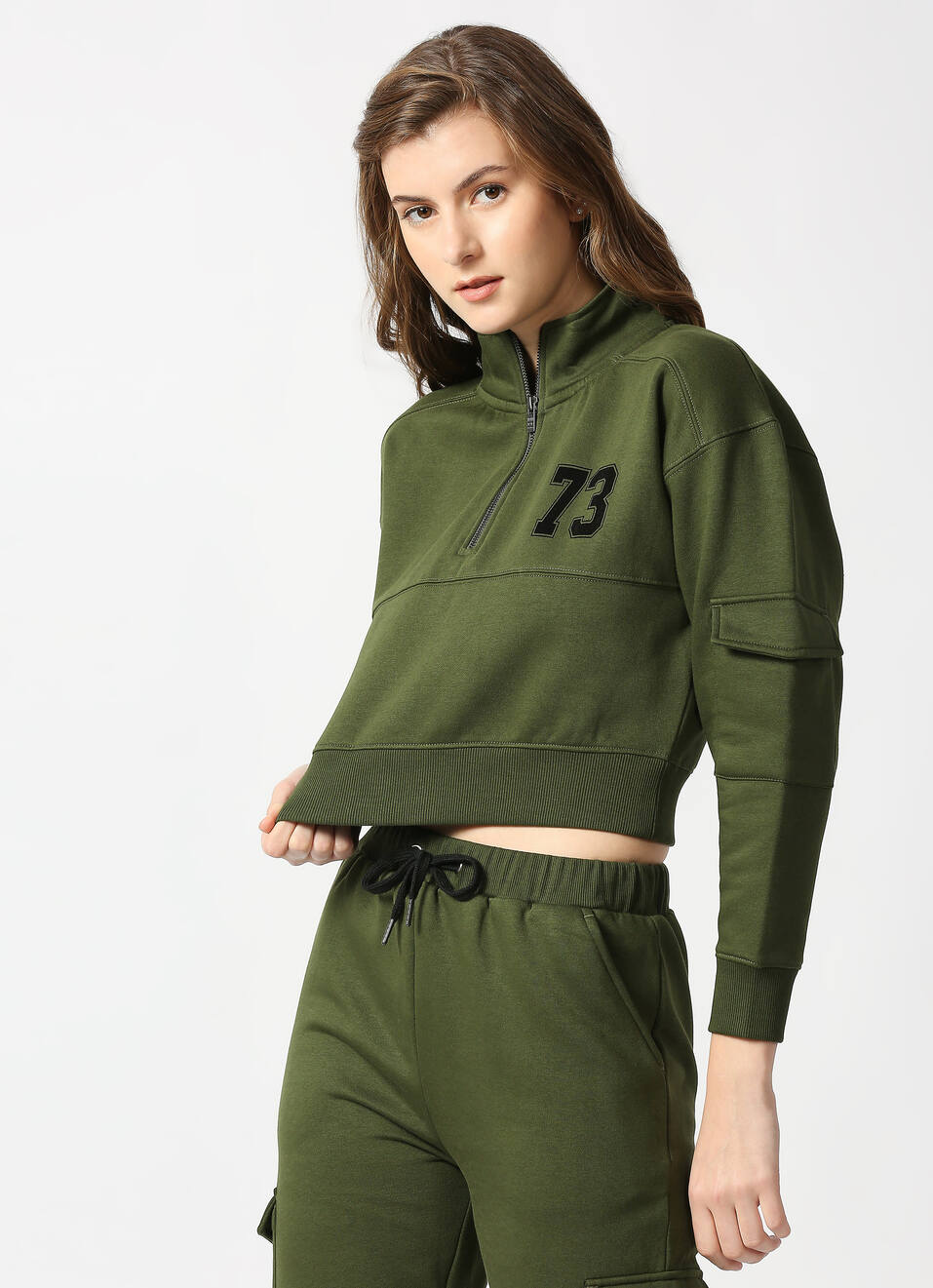 Dayna Utility Sweat Shirt, , large image number 3