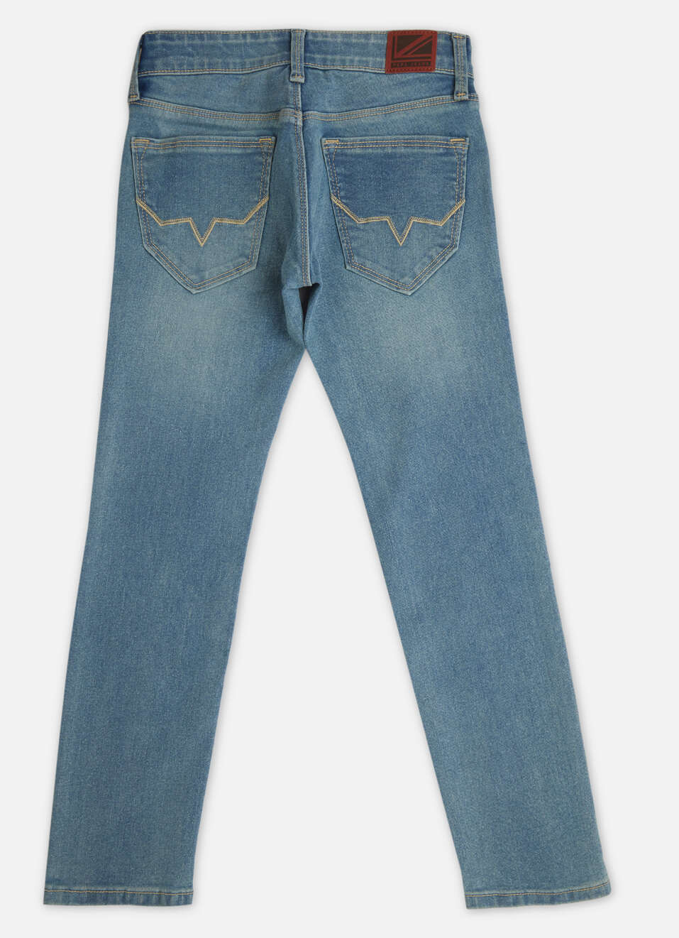 Boys Cash Light Blue Mid Rise Slim Fit Jeans, , large image number 1