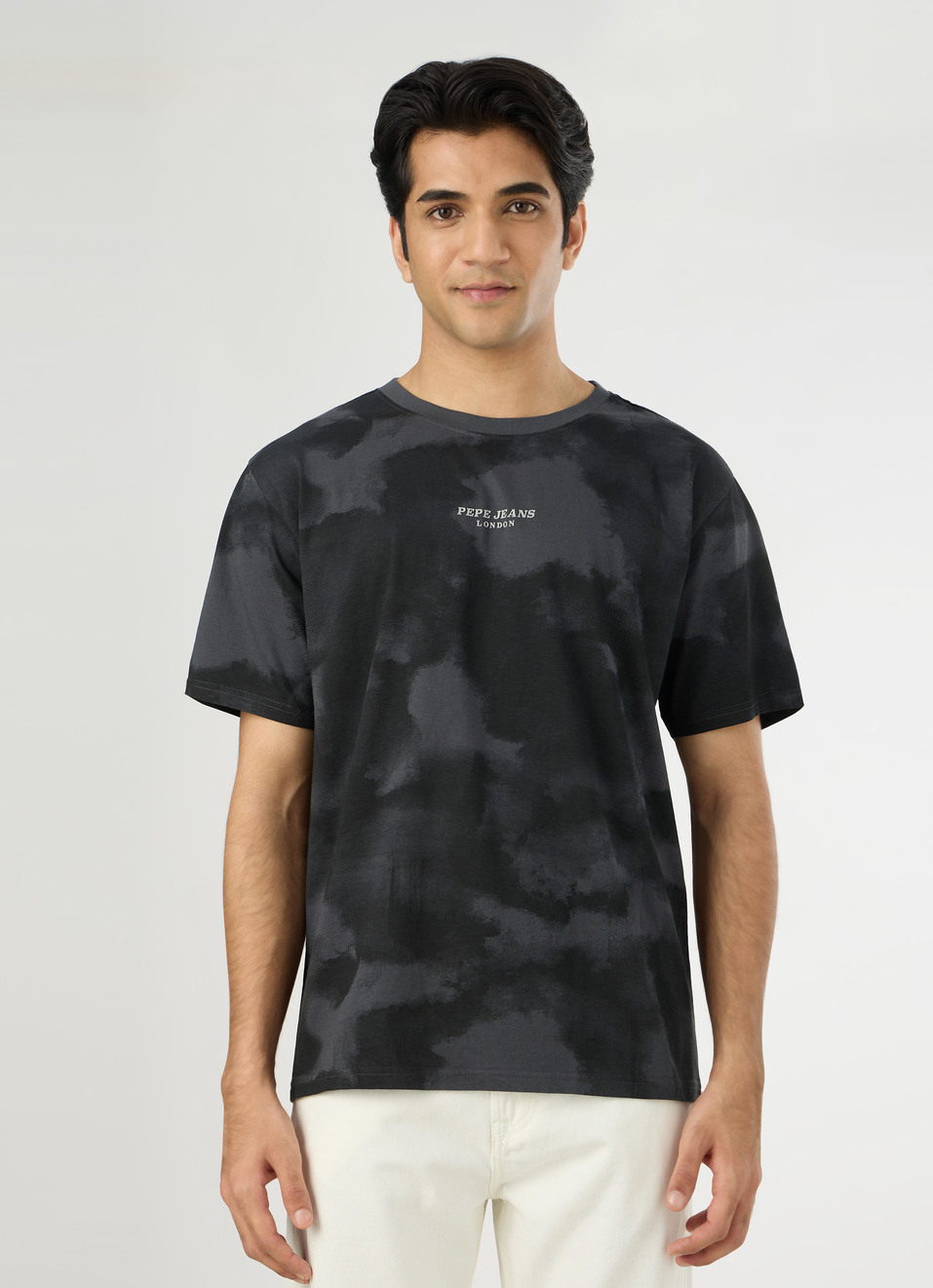 Men Elephant Green Relaxed Fit Printed T-shirt, , large image number 1