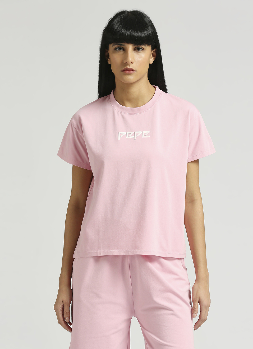 Pink Graphic Print Short Sleeve T-shirt, , large image number 1