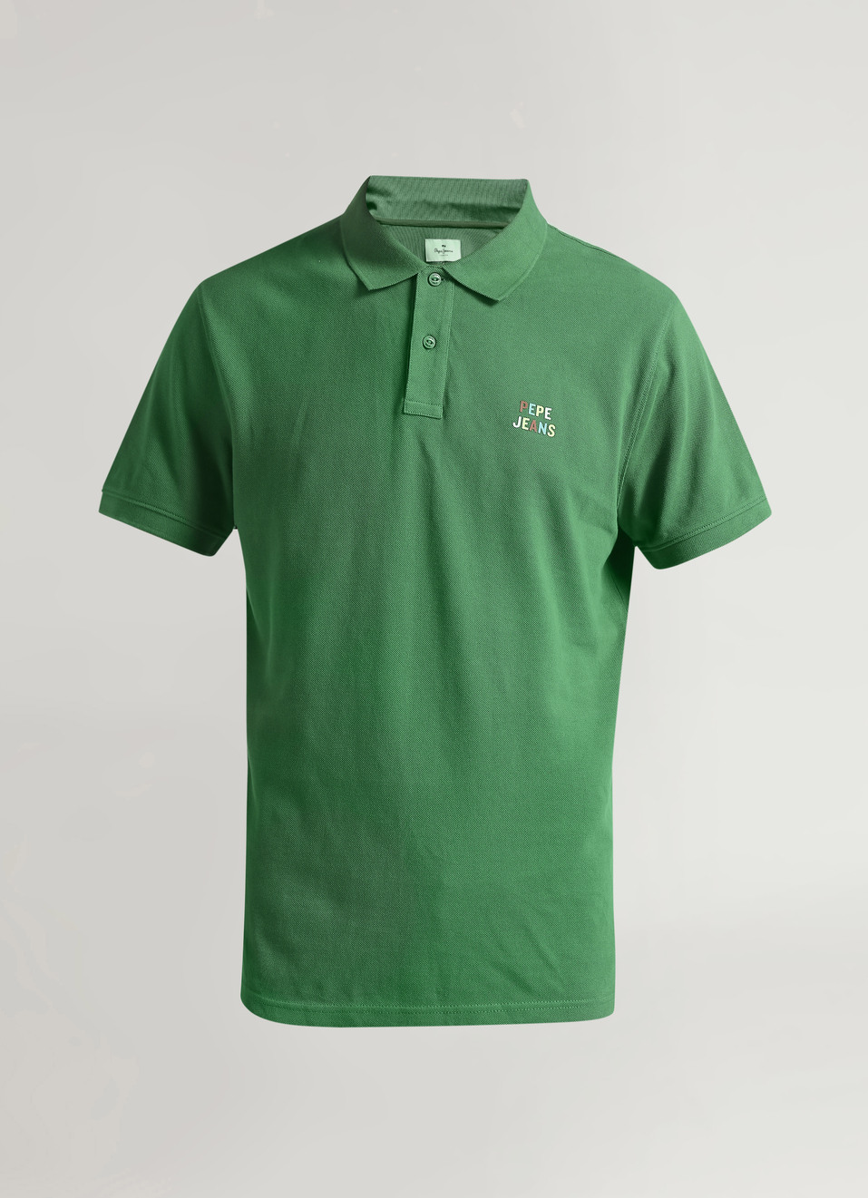 Navy Back Print Trendy Short Sleeve Pique Polo, , large image number 6