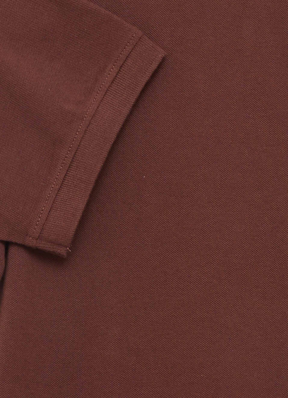 Men Brown Solid Polo Collar T-shirt, , large image number 7