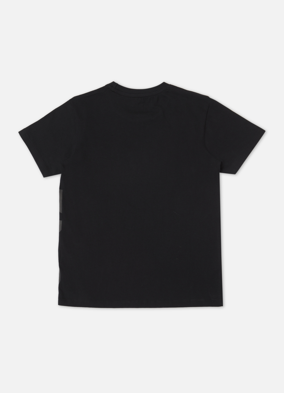 Boys Black Typographic Print Short Sleeve T-shirt, , large image number 1