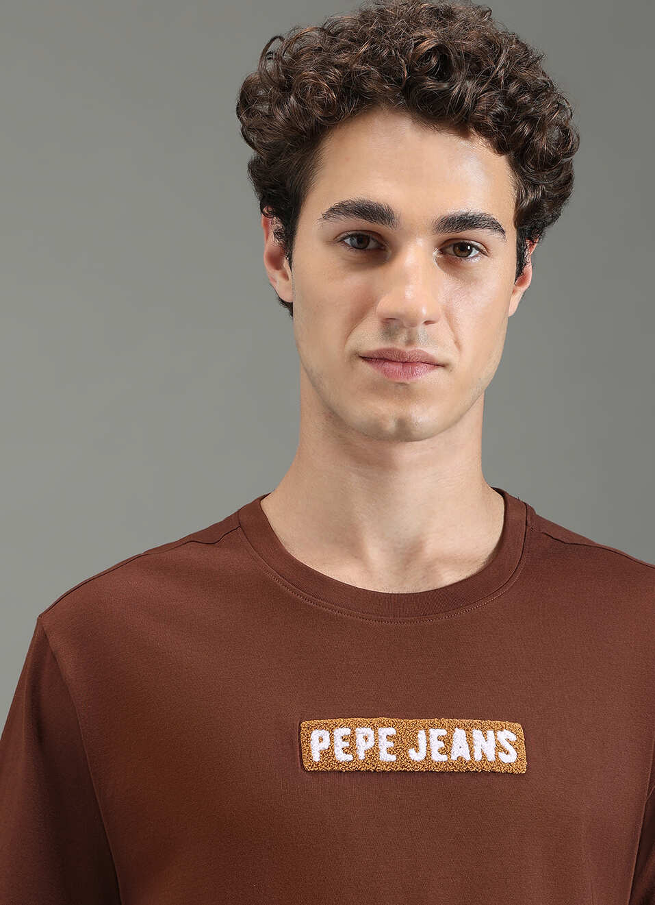 Men Brown Graphic Relaxed Fit T-shirt, , large image number 4
