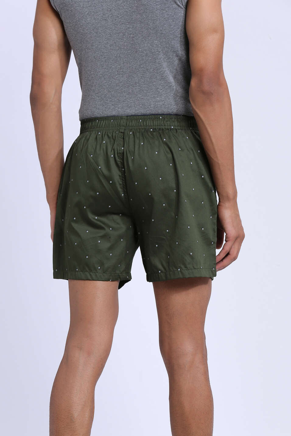 Military Green Printed Boxers, , large image number 2
