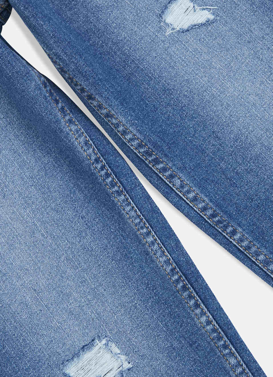 Boys Skater Blue Mid Rise Straight Leg Jeans, , large image number 3