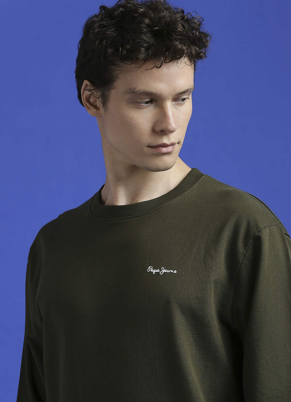 Green Oversized Graphic Back Print Full Sleeved Sweatshirt, , large image number 4