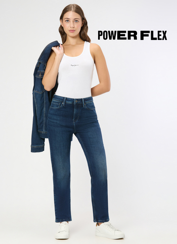 Women Blue Straight Fit High Rise Stretchable Jeans