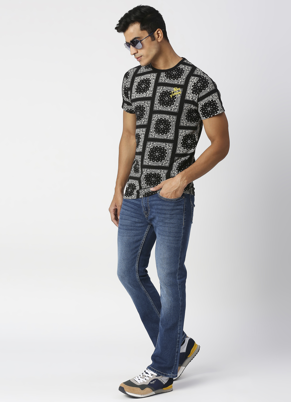 FINN SR all over Bandana printed tee, , large image number 5