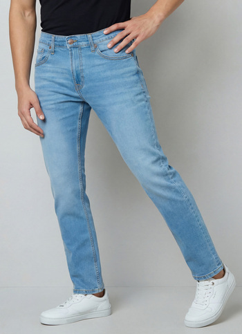 Men Blue Slim Fit Stretchable Jeans