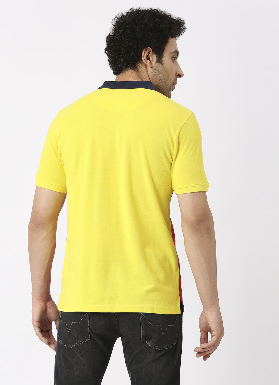 Color Block Yellow T shirt, , large image number 2